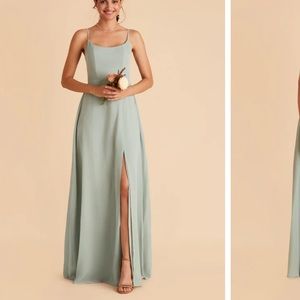 Birdy Grey Sage Amy Bridesmaid Dress in Chiffon Size 4